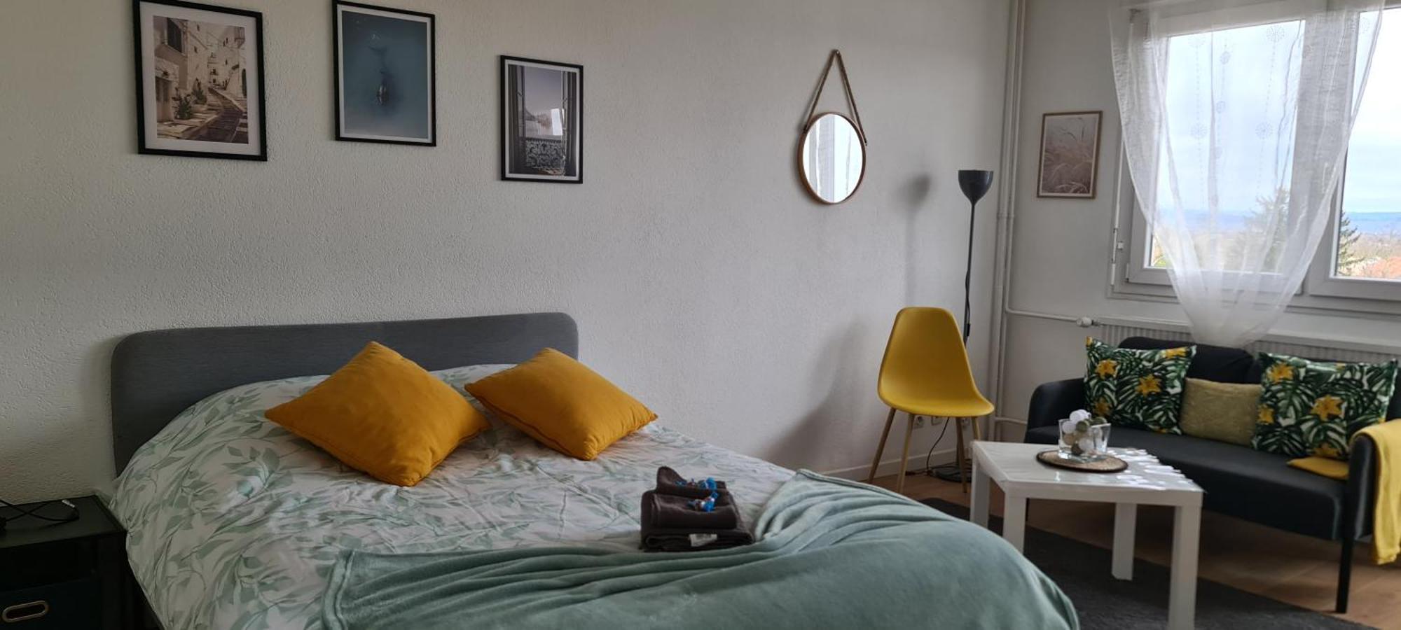 Studio Kulla Avec Terasse 5Mn Basel Airport Saint-Louis  Exteriör bild