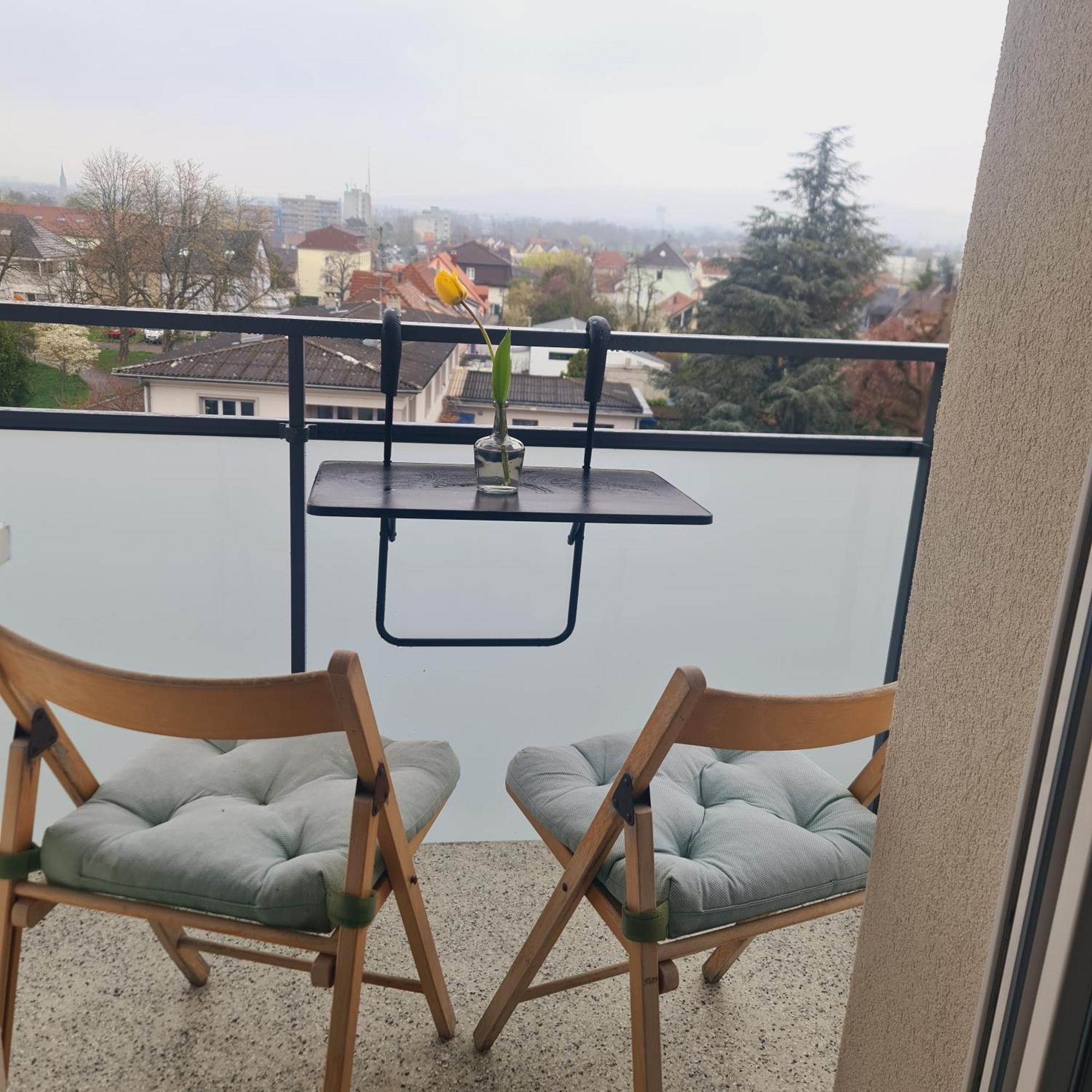 Studio Kulla Avec Terasse 5Mn Basel Airport Saint-Louis  Exteriör bild